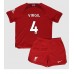 Cheap Liverpool Virgil van Dijk #4 Home Football Kit Children 2022-23 Short Sleeve (+ pants)